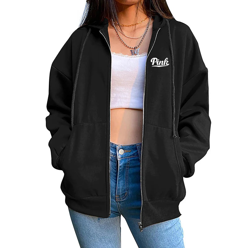 Hooded Sweatshirt – Printed Casual – Man-Made Fiber | KIMLUD
