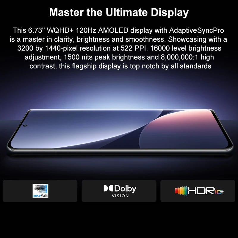 Global Version Xiaomi 12 Pro 12GB+256GB Snapdragon 8 Gen 1 4600mAh Battery NFC 6.73 inch AMOLED Display 50MP+32MP Camera