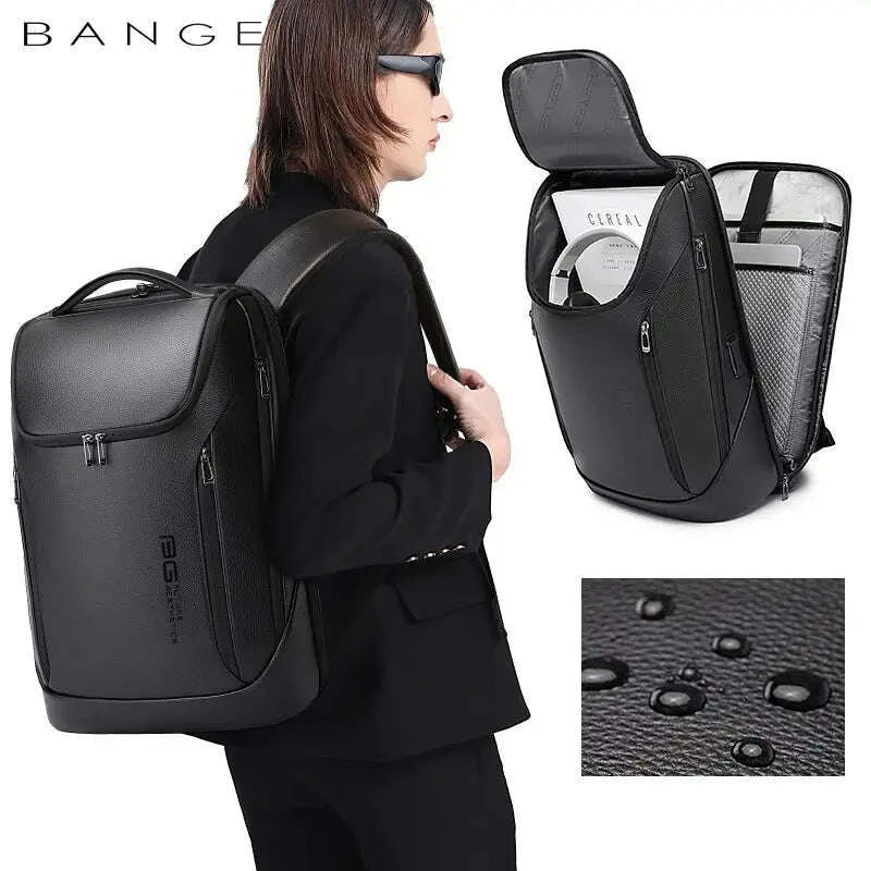 KIMLUD, BANGE Anti Theft Waterproof Laptop Backpack 17 Computer Bag Travel Business Hiking Backpacks School Back Pack Mochila For Men, KIMLUD Womens Clothes