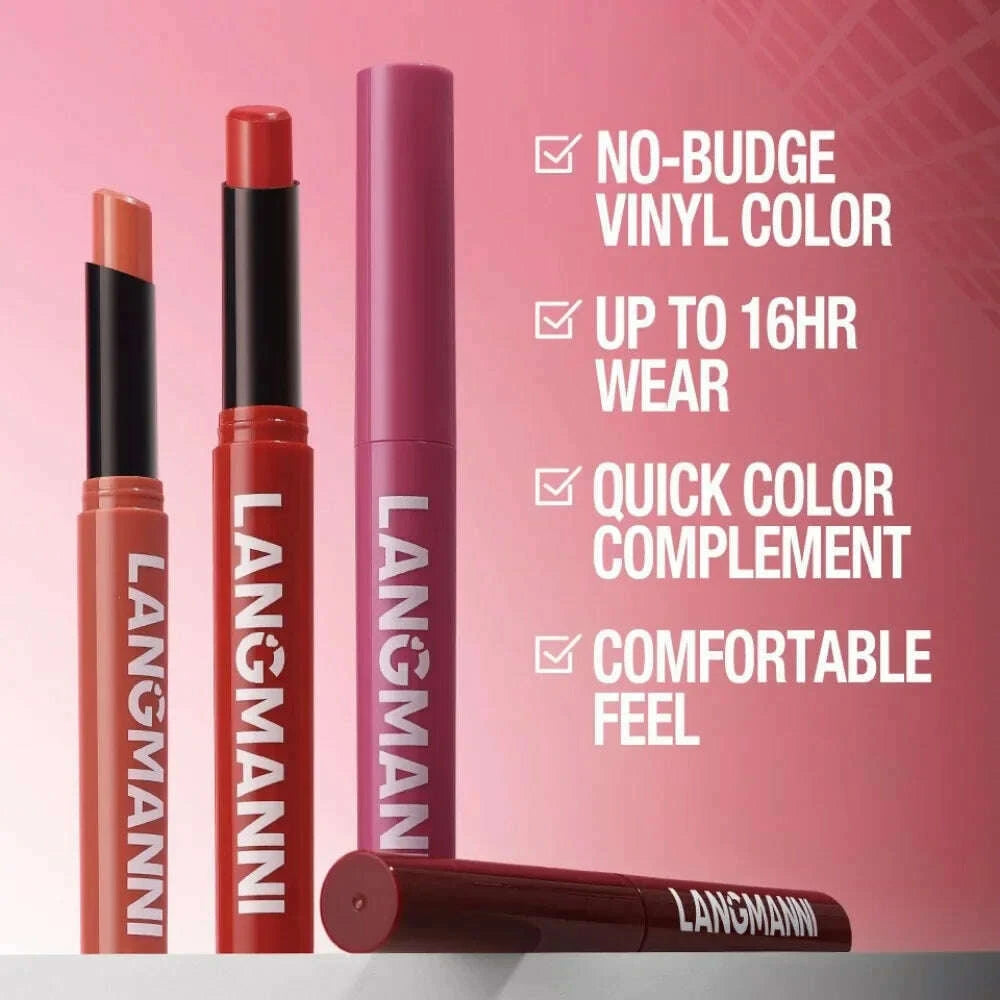 12-color-matte-lipstick-pencil-waterproof-long-lasting-non-stick-cup-lip-stain-tint-cosmetic-nude-lipstick-pen-makeup-maquillagekimlud-womens-fashion-34605923
