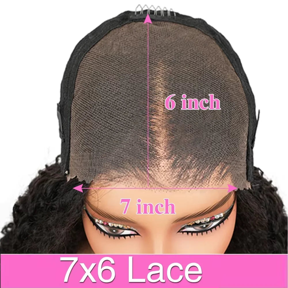 Wig – Remy Human Hair – Long Wave – Transparent | KIMLUD