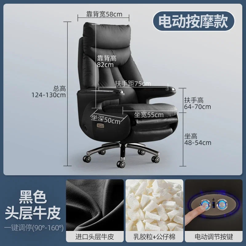 Zero Gravity Executive Chair Ergonomic Rolling — Taupe | KIMLUD