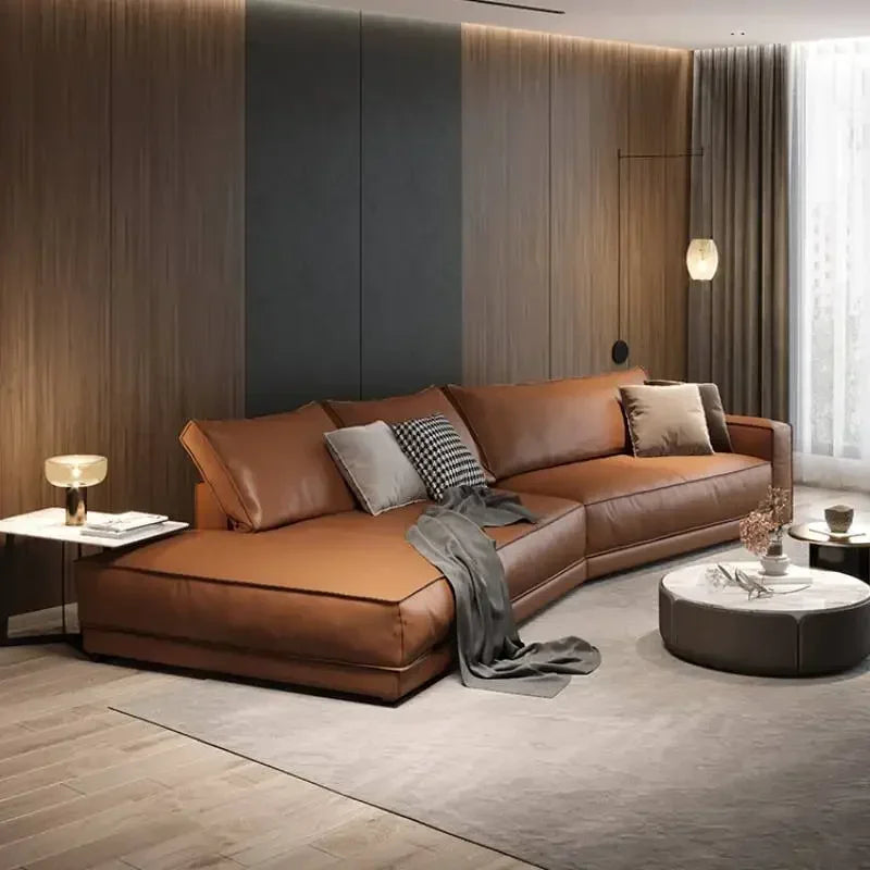 Large Filler Beige Sofas Wood Design Reclining Designer Luxury Couch Lounges Modular Nordic Sofa Perezoso Unique Furniture