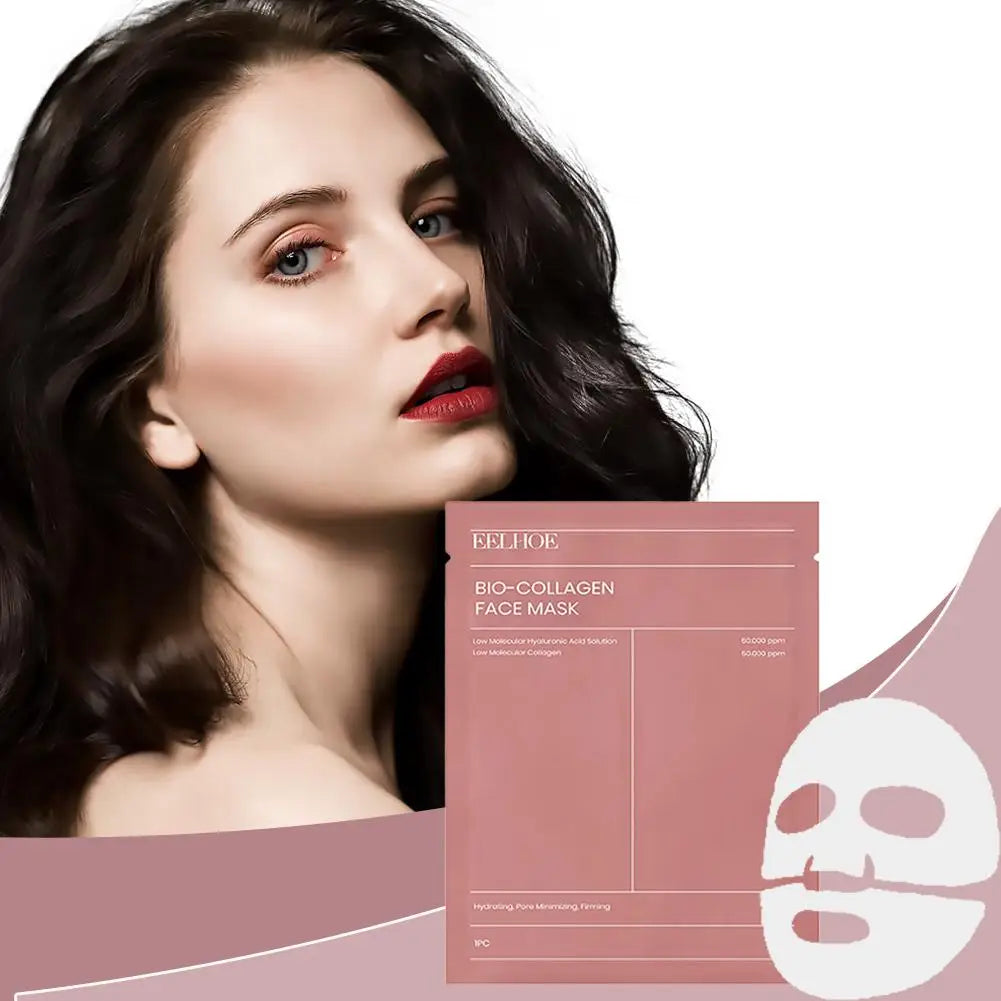 Bio Collagen Face Mask Deep Hydrating Overnight — Rose Pink | KIMLUD