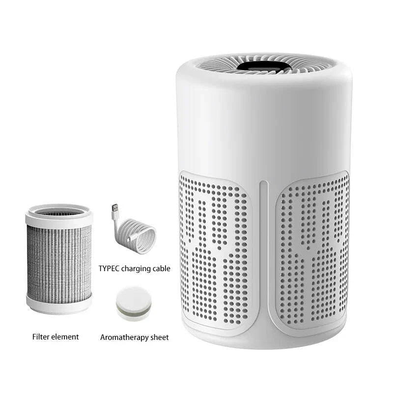 KIMLUD, Xiaomi Desktop Air Purifier For Home With Fragrance Negative Ion Purifier Deodorizing Function For Office Room Bedrooms, KIMLUD Womens Clothes