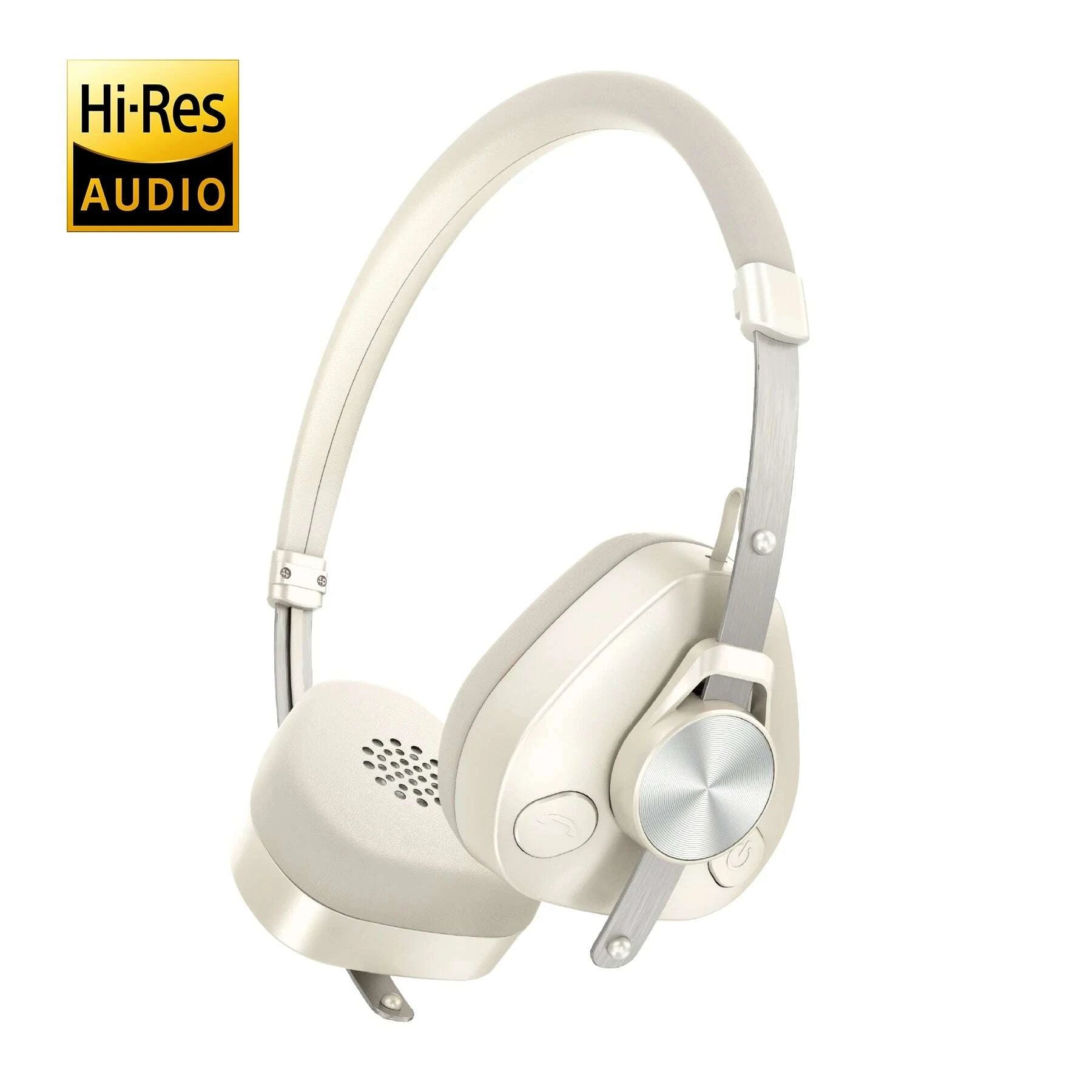 KIMLUD, Oneodio F4 Retro Wireless Bluetooth Headphones Hi-Res Audio On Ear Bluetooth 5.4 Headset With Microphone Metal HiFi Headphones, KIMLUD Womens Clothes