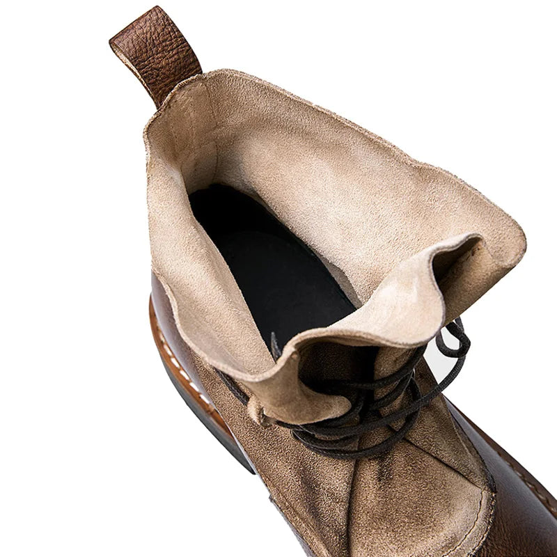 Men Boots New Arrival Motorcycle Boots High Quality Retro Comfortable Leisure Tooling Work Ankle Workwear Boots