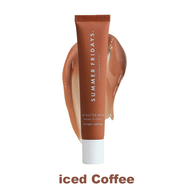 Summer Friday's Vanilla Beige Lip Balm Moisturizing Transparent Lipstick Set Smooth Soft Tube Mirror Lip Gloss Lip Makeupv