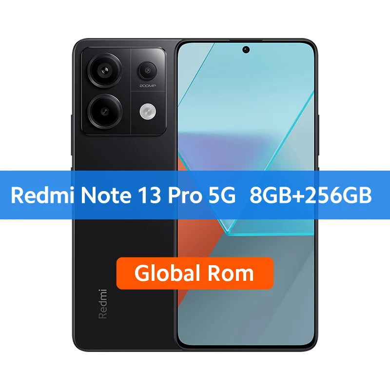 Xiaomi Redmi Note 13 Pro 5G Global ROM Smartphone 120Hz Screen 5100mAh 67W Fast Charging Cellphone Snapdragon 7s Gen 2