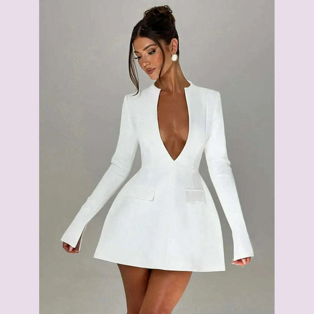fashion-deep-v-neck-tunics-short-dress-white-black-women-autumn-winter-long-sleeve-high-waist-party-dresses-female-blazer-dress-kimlud-kimlud-33911889