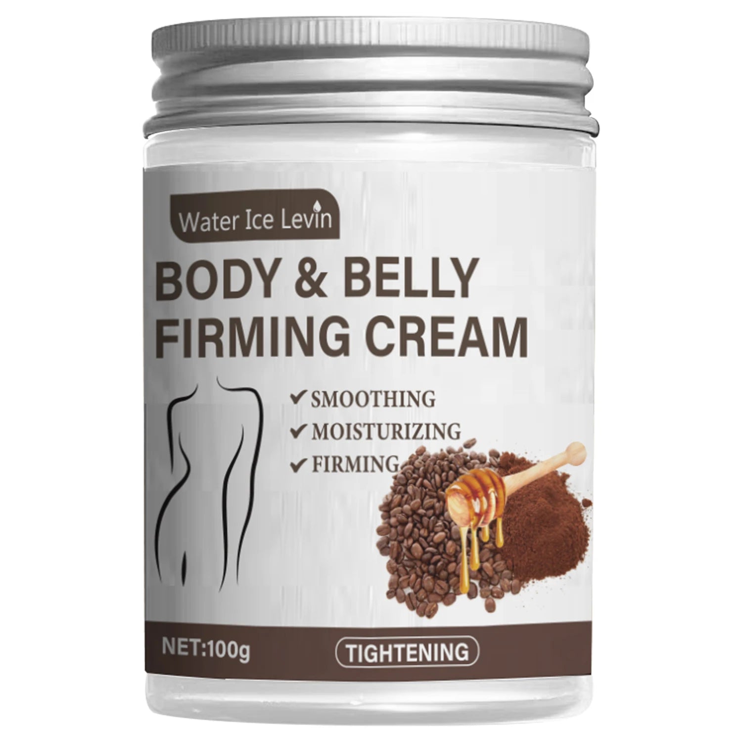 Caffeine-Infused Firming Cream For Abdomen And Thighs — Ivory | KIMLUD