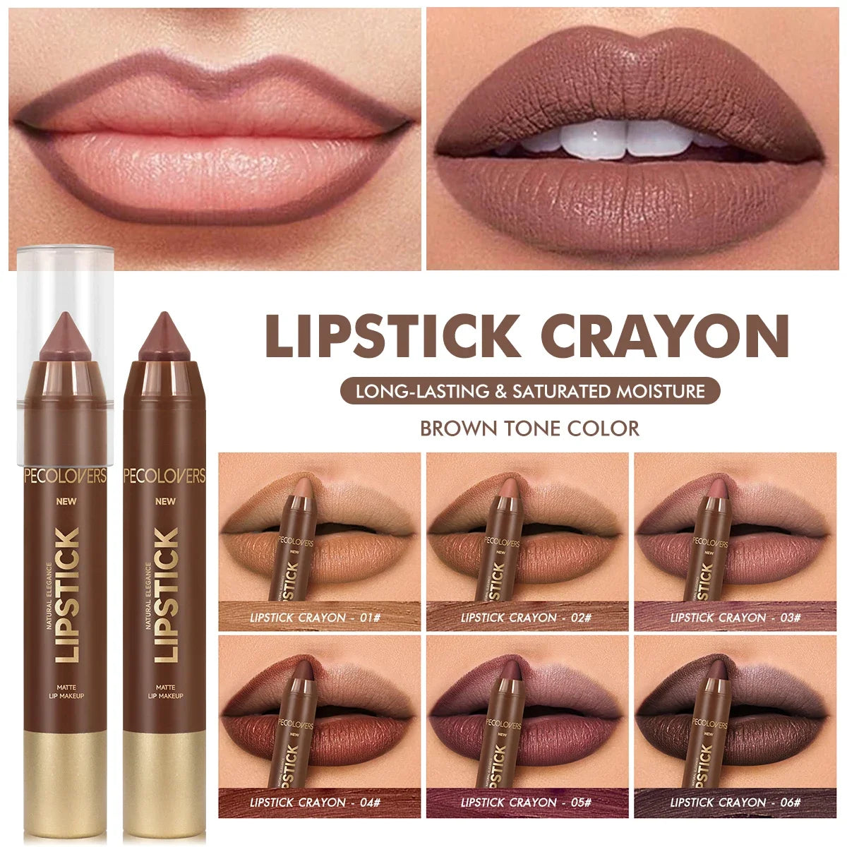 Matte Lipstick Waterproof Velvet — Multicolor | KIMLUD