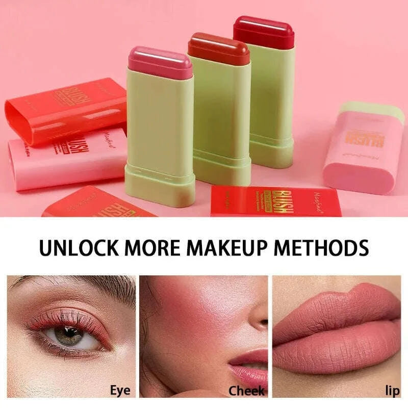 make-up-multi-functional-blush-stick-easy-color-rouge-blusher-cream-waterproof-high-color-rendering-brightening-skin-tone-hotkimlud-womens-fashion-34603370