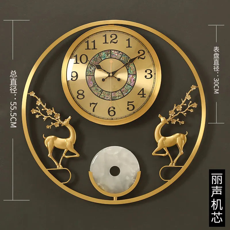 Big Size Living Room Wall Watch Design Aesthetic Luxury Digital Silent Clock Wall Creative Fashion Reloj De Pared Home Decor