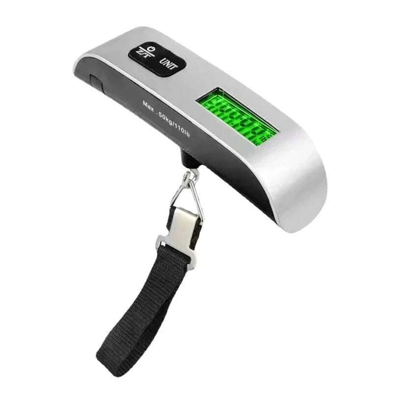 KIMLUD, Portable Scale Digital LCD Display 110lb/50kg Electronic Luggage Hanging Suitcase Travel Weighs Baggage Bag Weight Balance Tools, KIMLUD Womens Clothes