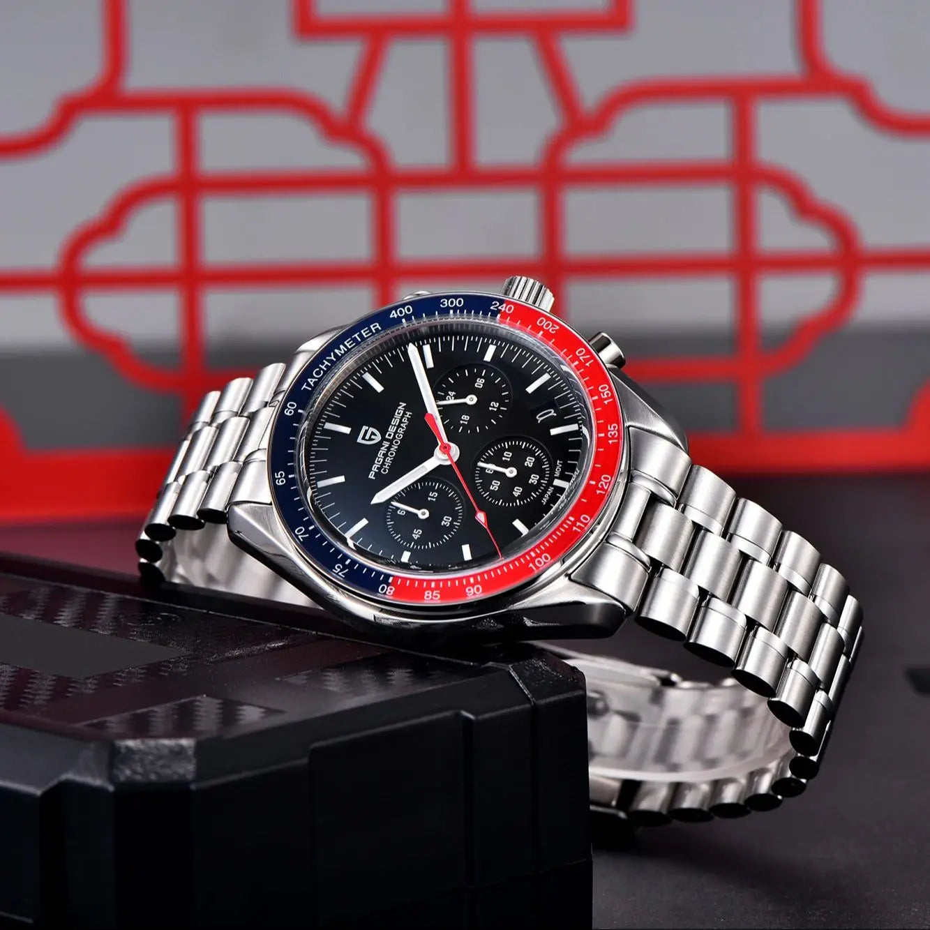 PAGANI DESIGN New Men's Watches Luxury Quartz Sapphire Bezel moon Watch For Men Sport Chronograph Waterproof Wristwatch 2024