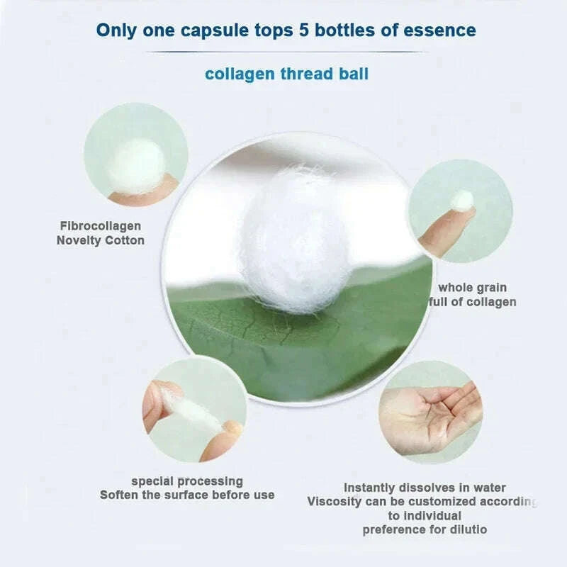 korea-facial-hydrolyzed-silk-protein-collagen-thread-ball-serum-moisturiz-hydration-lifting-firm-fine-lines-essence-skincarekimlud-womens-fashion-34598525