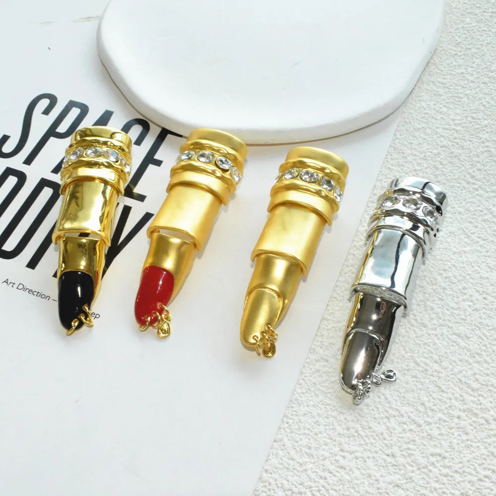 1PC Exaggerated Metal Alloy Articulated Open Finger Ring For Women Fashion Jewelry Boutique Punk Girls' Ring Accessories