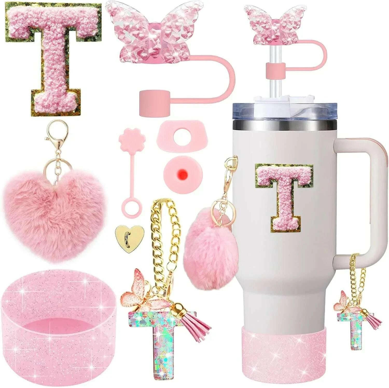 kimlud-9pcs-cup-accessory-set-for-stanley-30oz-40oz-butterfly-straw-cover-cap-silicone-boot-charm-initials-sticker-spill-proof-stopper-kimlud-womens-clothes-34635281