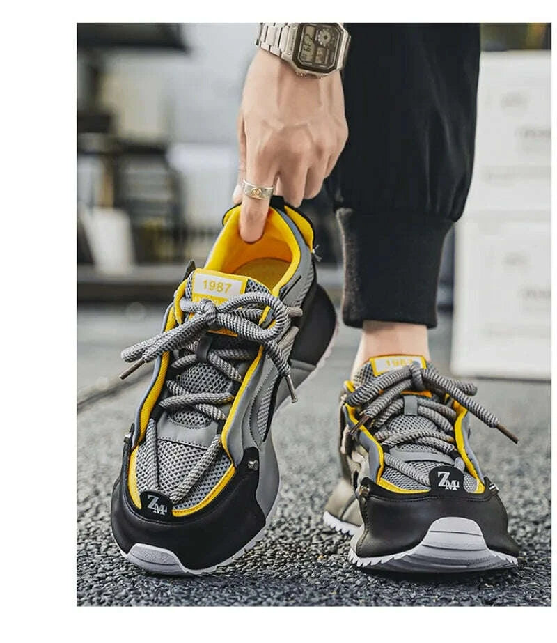 KIMLUD, Big Size Sneakers for Men Fashion Outdoor Casual Shoe Breathable Trainer Shhoes for Men Platform Running Shoes Кроссовки Мужские, KIMLUD Womens Clothes