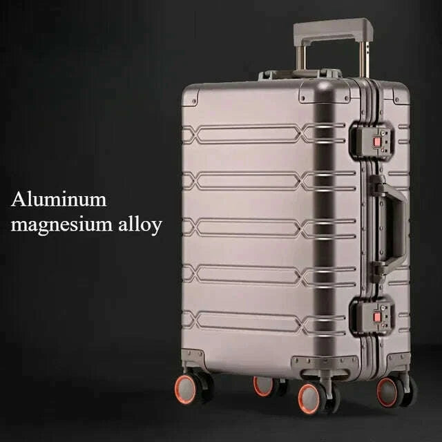 large-capacity-trolley-suitcase-travel-bag-aluminum-magnesium-alloy-travel-suitcase-business-rolling-luggagekimlud-womens-fashion-34614539