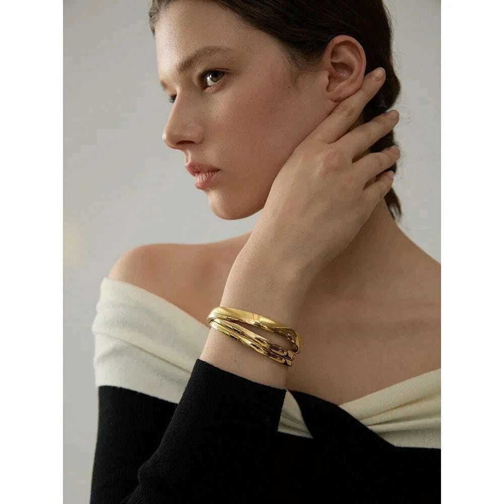 yhpup-60mm-waterproof-316l-stainless-steel-round-smooth-bracelet-bangle-women-minimalist-18k-gold-color-texture-charm-jewelry-kimlud-kimlud-33911236
