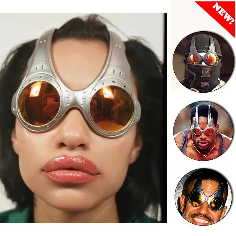 Metal Frame Unisex Sunglasses — Amber Brown | KIMLUD