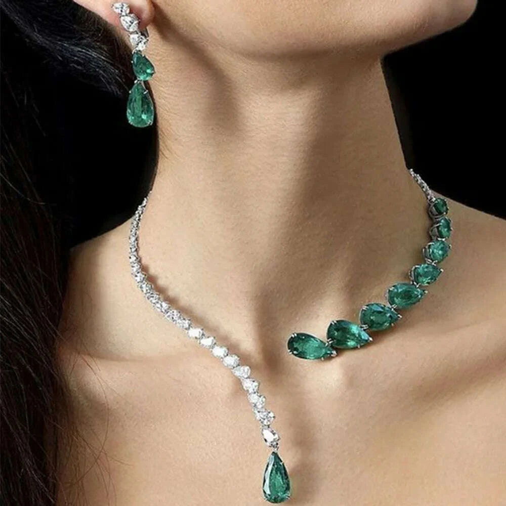 stonefans-water-drop-necklace-earrings-set-for-women-elegant-bride-wedding-green-accessories-jewelry-sets-luxury-indian-stylekimlud-womens-fashion-34623733