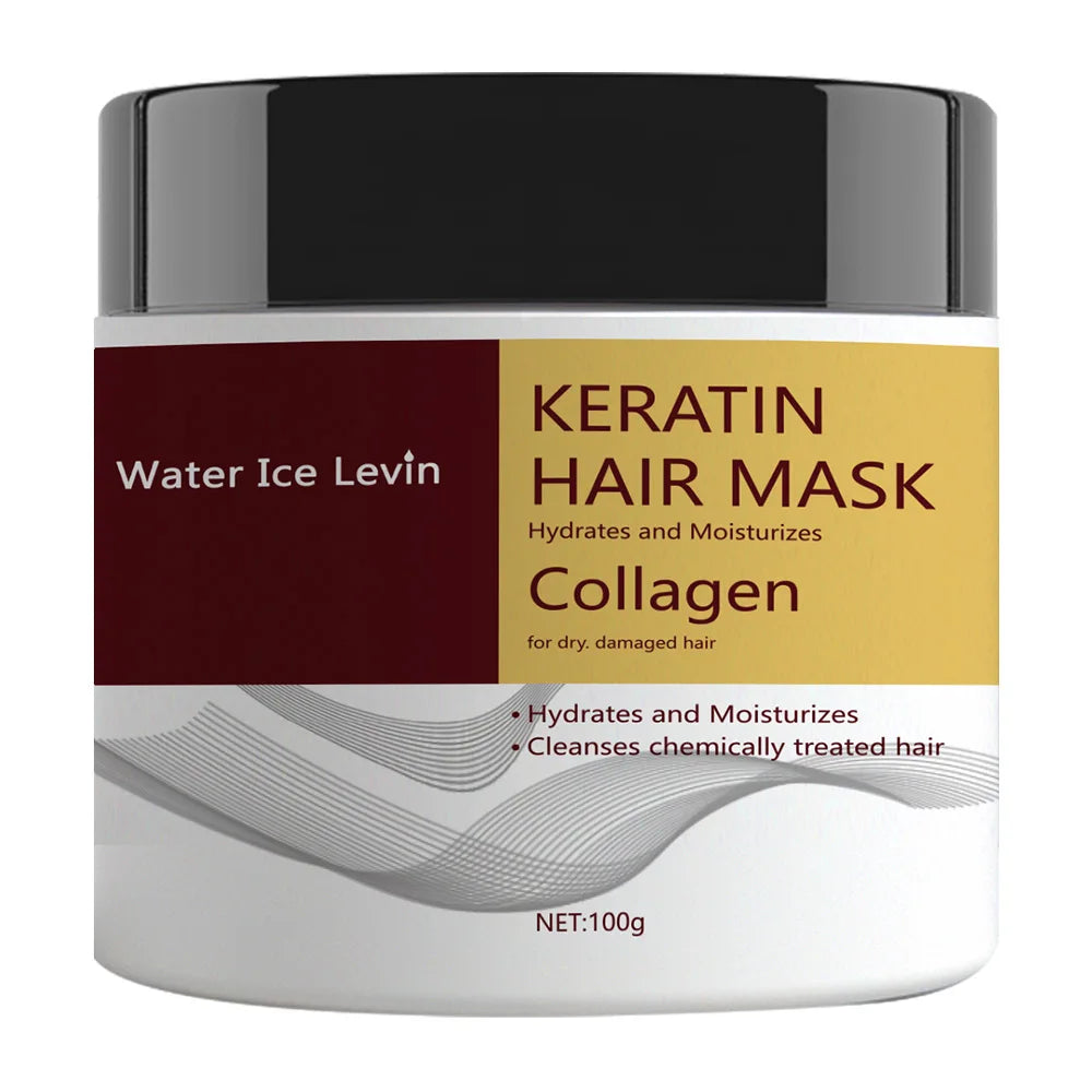 Hydrolyzed Keratin Hair Mask Hydrates And Repairs — Gold | KIMLUD