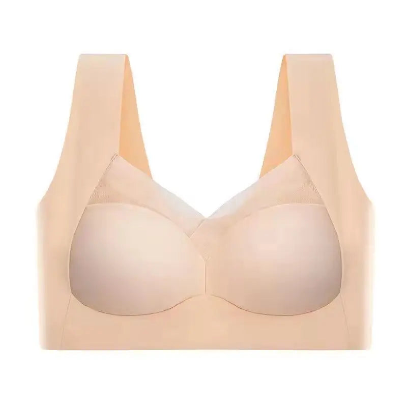 Seamless Breathable Wireless Sports Bra L-6XL Backless Luxe — Midnight Blue | KIMLUD