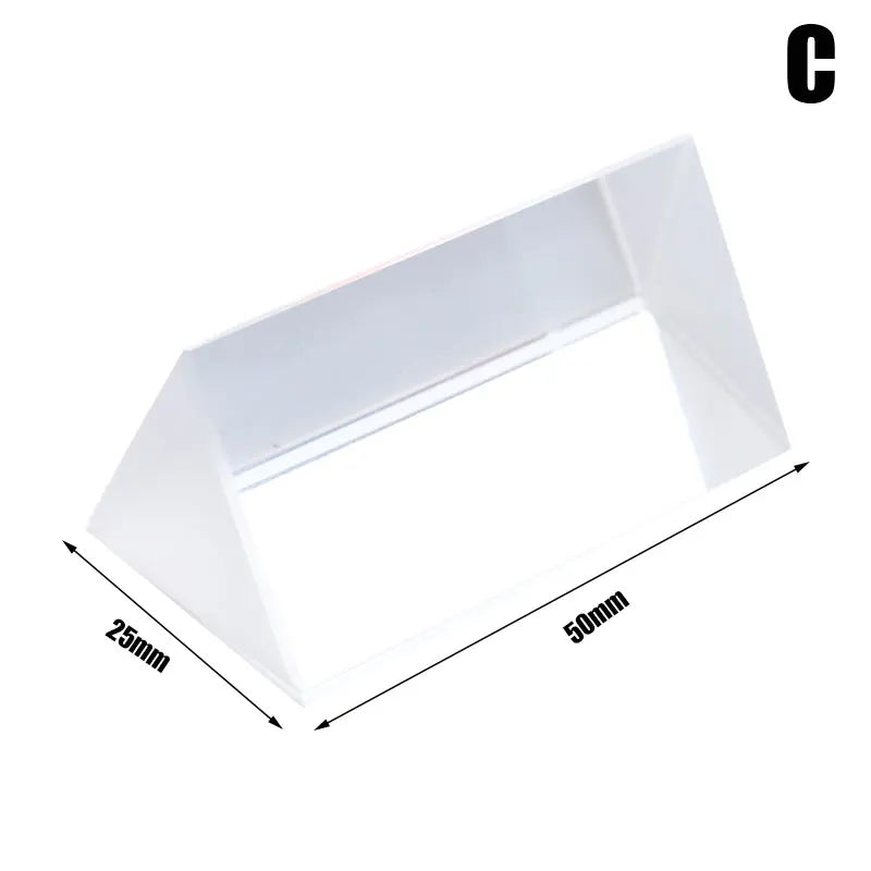 Triangular Prism Rainbow Prisma Crystal Glass Photographic Prisme Color Prisms Physics Children's Light Experiment