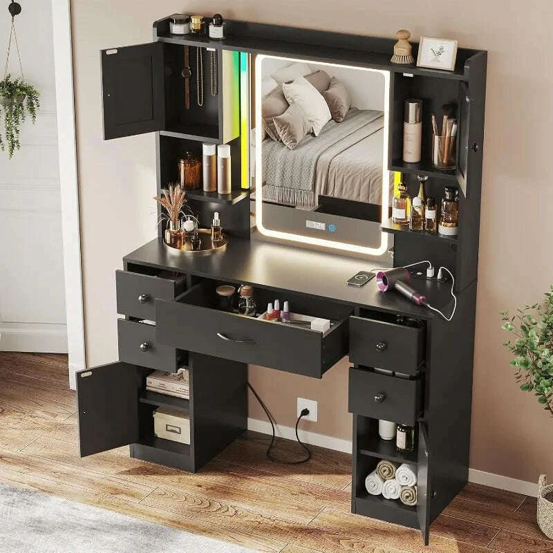 large-makeup-vanity-with-lights-led-mirror-with-digital-time-display-power-outlet-rgb-ambient-light-vanity-desk-wit-kimlud-kimlud-33921052