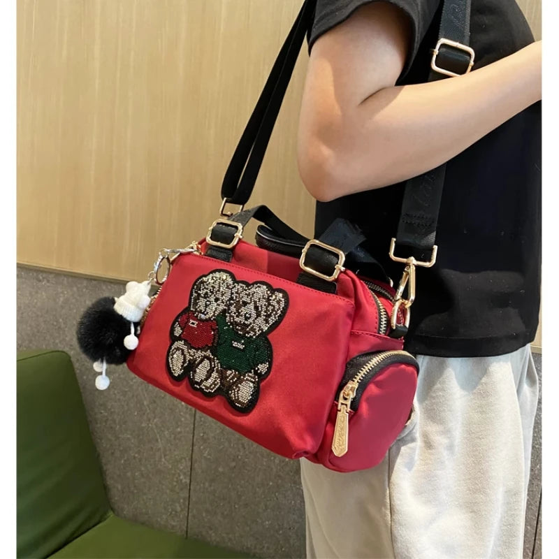 Shoulder Bag – Multi Pocket – Waterproof Oxford – N/A | KIMLUD