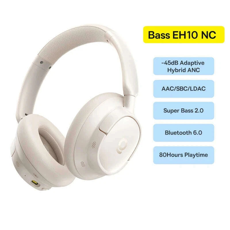 baseus-bowie-h1s-wireless-headphones-bluetooth-54-noise-canceling-46db-over-ear-headset-hi-res-spatial-audio-earphone-120h-timekimlud-womens-fashion-34614249