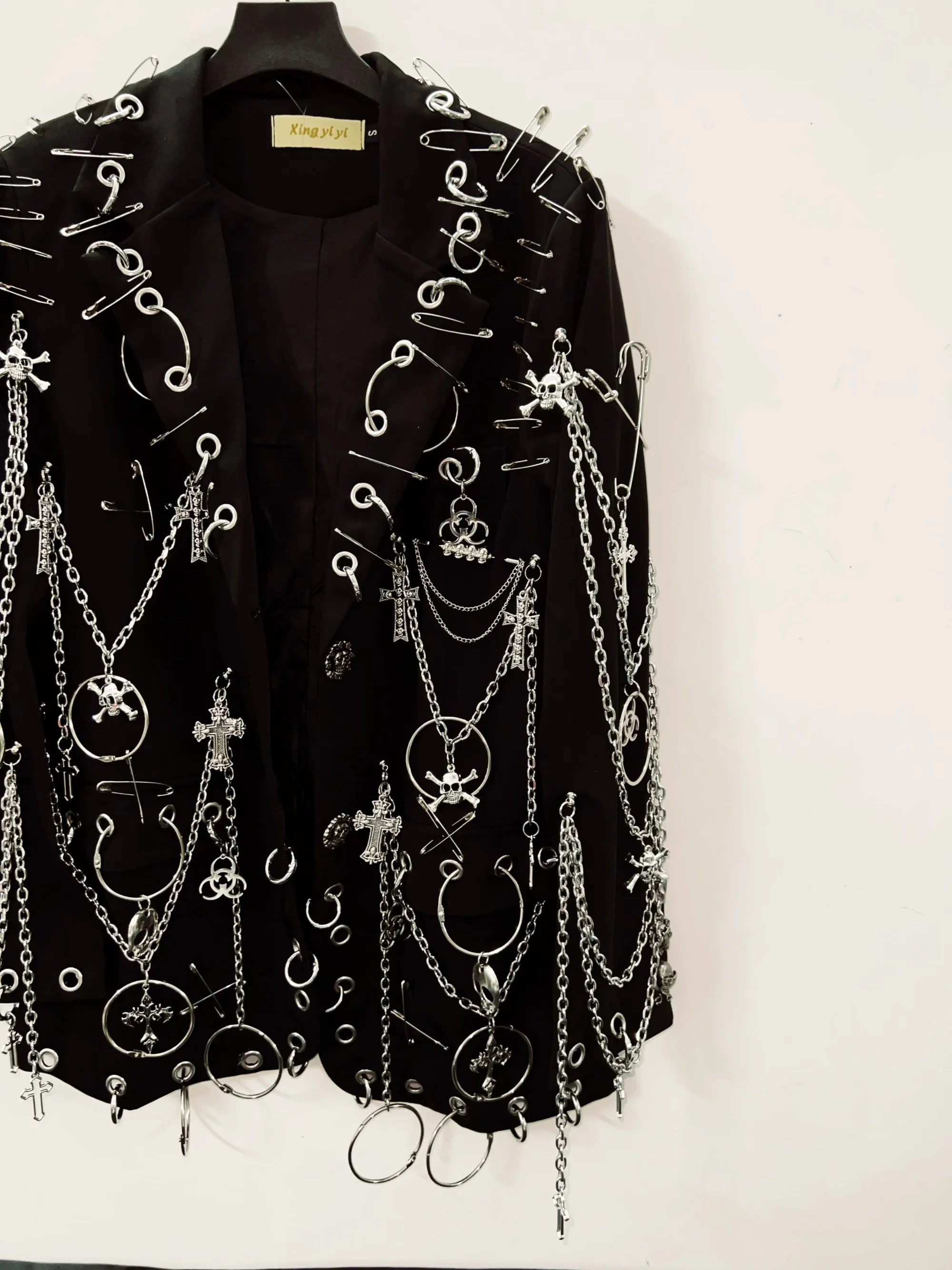 Harajuku Suit gothic clothes y2k Suit y2k fashion Gothic Suit Punk Suit Cross Suit e girl clothes Skull Suit vintage Suit