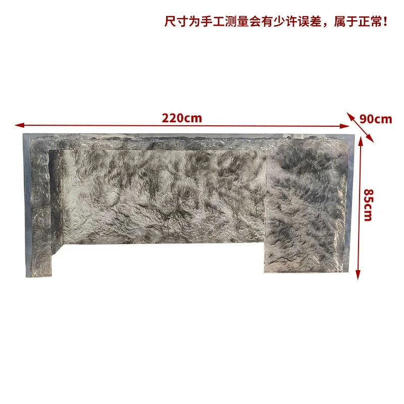 KIMLUD, Premium Light Luxury Transparent Resin Hotel Front Desk Restaurant Villa Kitchen Partition Luminous Crystal Glacier Island Table, KIMLUD Womens Clothes