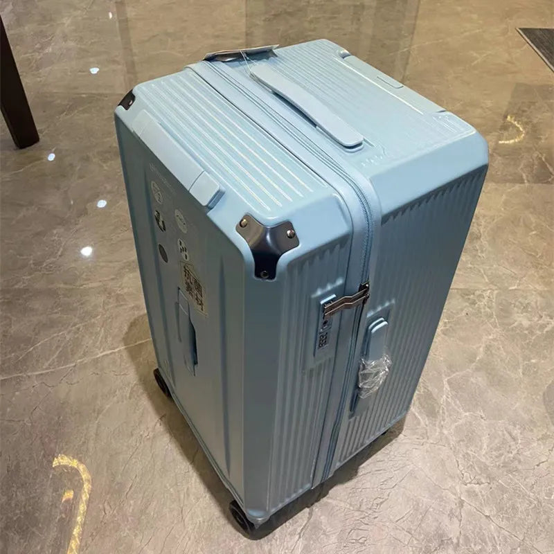 High-Quality Polycarbonate Travel Luggage — Black | KIMLUD