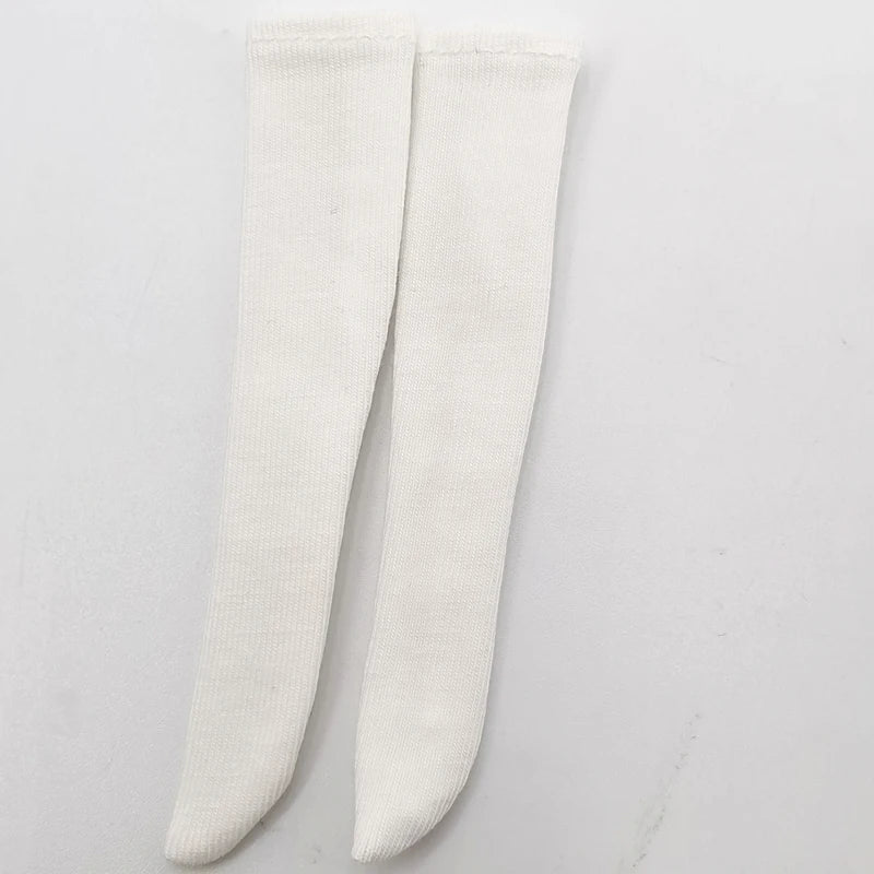 Cloth Socks For Blythe Doll Long Stockings — Black | KIMLUD