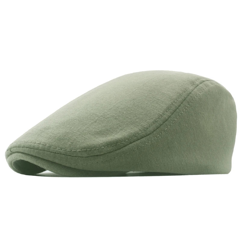 Retro Wool Cap Winter Classic Silhouette — Black | KIMLUD