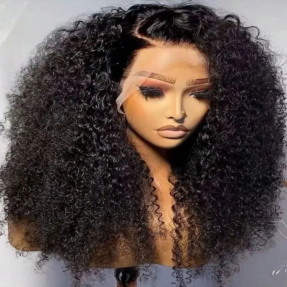 Deep Wave Lace Front Wig – 250% Density – Human Hair – Natural Color | KIMLUD