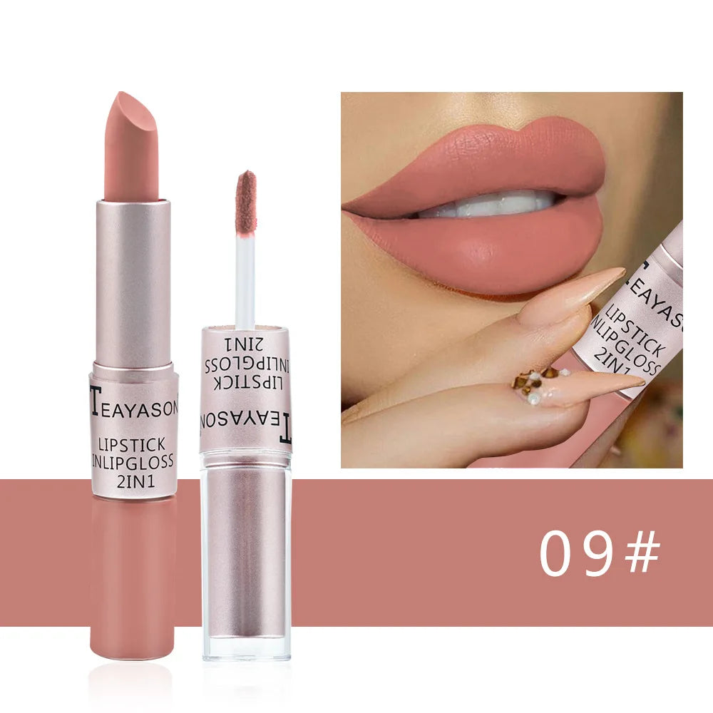 Matte Liquid Lipstick – Waterproof Long-Wear – Pink | KIMLUD