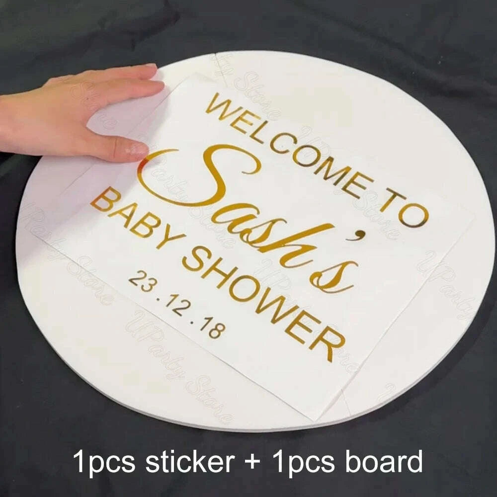 round-custom-welcome-sign-board-35x35cm-personalized-welcome-baby-shower-sign-for-birthday-decoration-baby-shower-party-decor-kimlud-kimlud-33911972