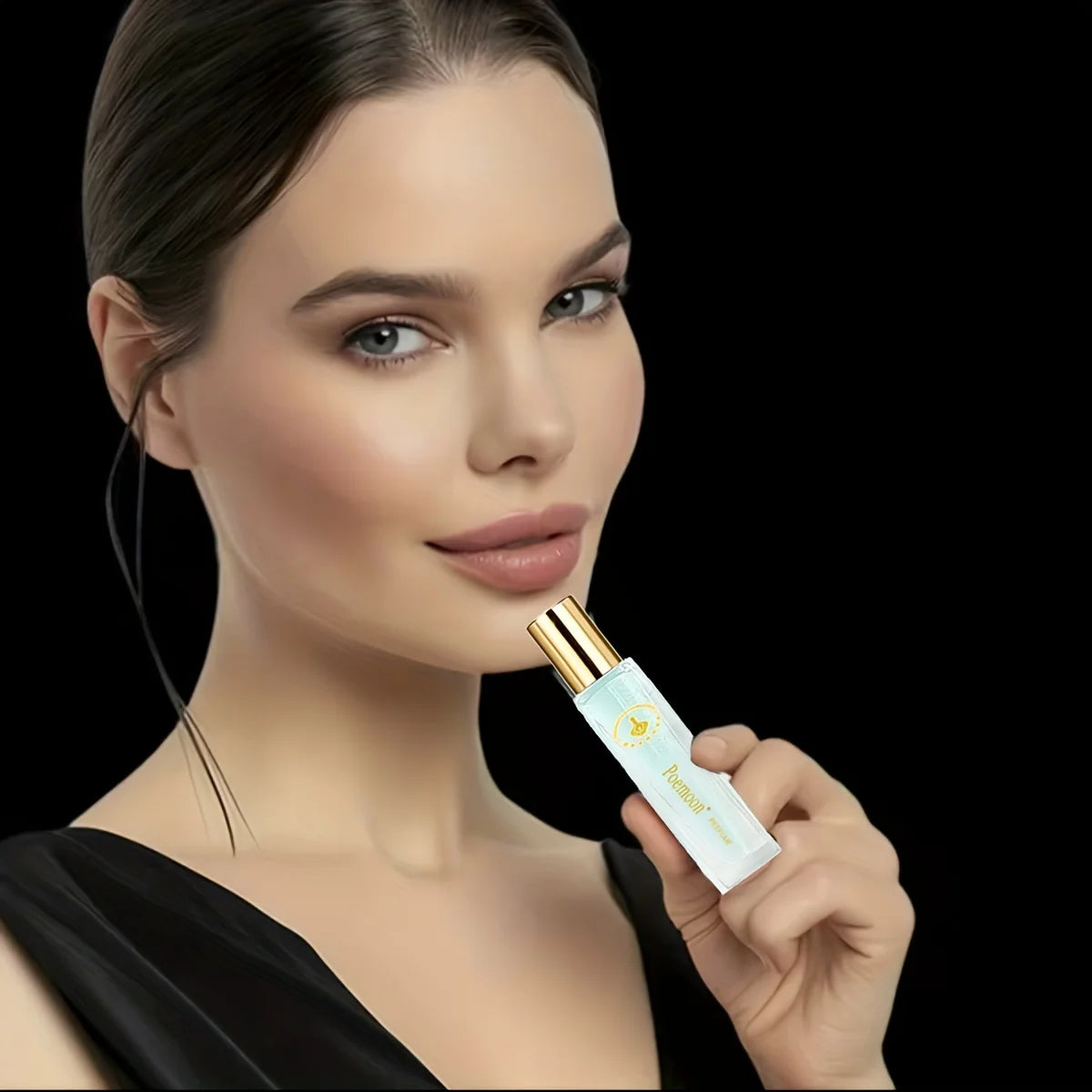 Sculpted Floral Pheromone Roll-On Perfume — Clear | KIMLUD