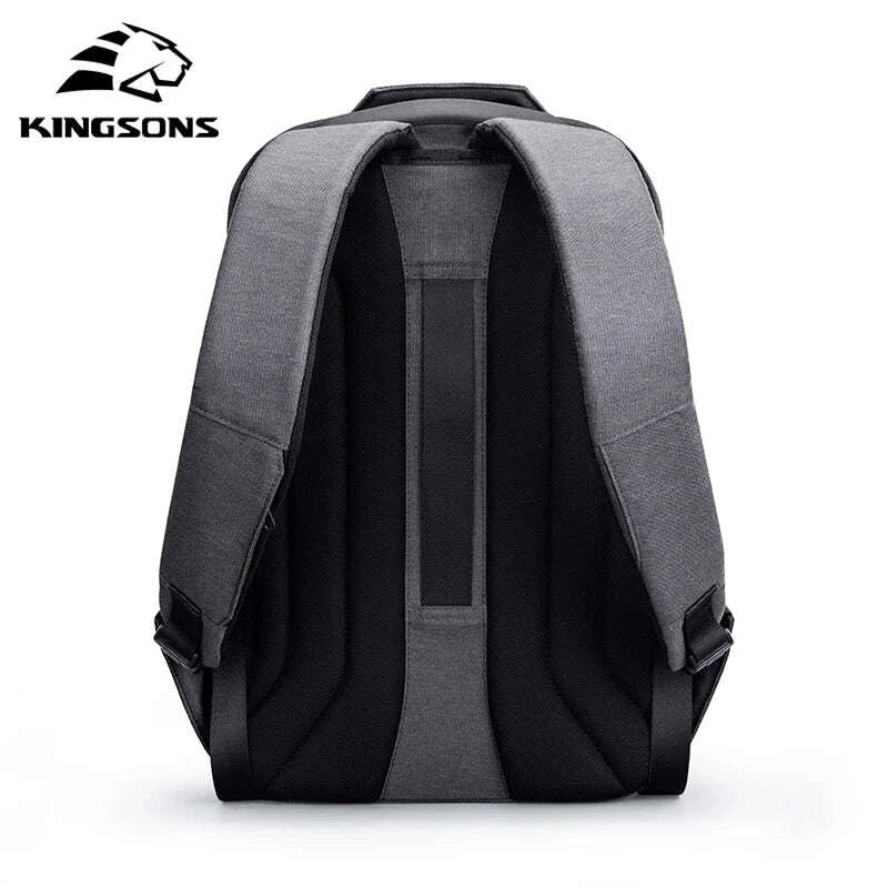 KIMLUD, Kingsons Anti-theft Backpack For Men 15.6 inch Laptop W/ USB Charging Waterproof School Bag for College Student Boys, KIMLUD Womens Clothes