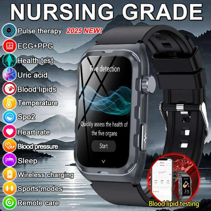 kimlud-2025-new-nursing-grade-ecgppg-pulse-therapy-smartwatch-men-blood-lipid-uric-acid-bluetooth-call-health-bracelet-for-android-ios-kimlud-womens-clothes-35042976