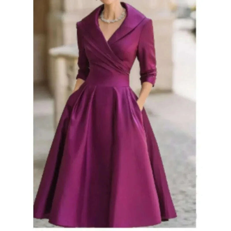 womens-fashion-dress-new-style-v-neck-waist-hugging-makes-you-look-slim-and-elegant-long-sleeves-maxi-prom-dresses-for-womenkimlud-womens-fashion-34618239