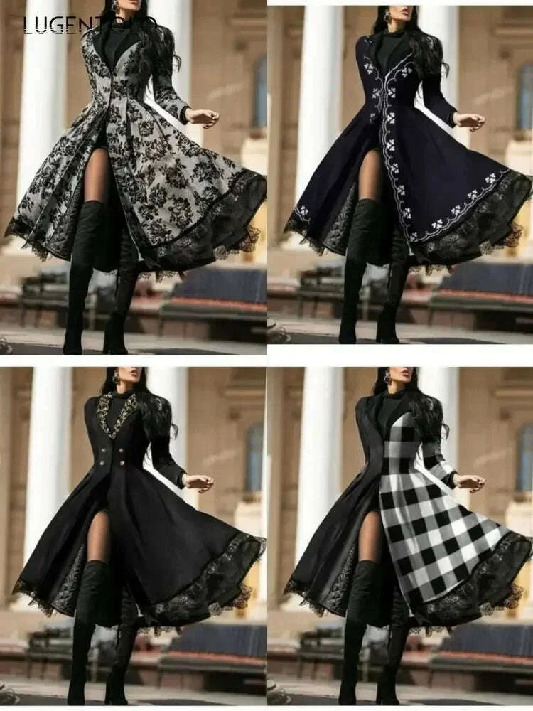 women-vintage-party-trench-long-sleeve-autumn-splicing-lace-button-coat-female-casual-big-swing-fashion-jacketskimludkimlud-35561535