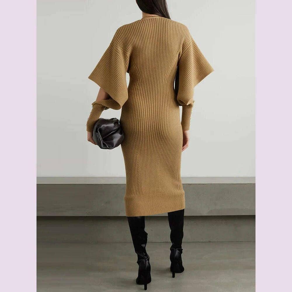 vgh-solid-hollow-out-minimalist-dress-for-women-v-neck-long-sleeve-high-waist-knitting-spliced-buttons-dresses-female-clothing-kimlud-kimlud-33910577