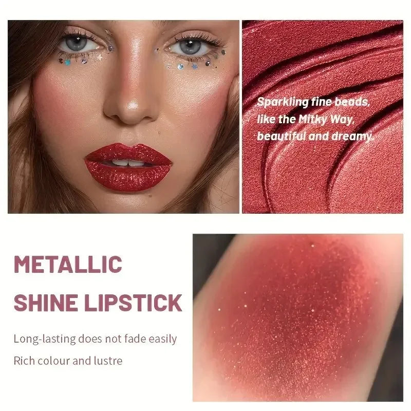 Copper-Pearl Lipstick Waterproof Long-Lasting — Copper-Pearl | KIMLUD