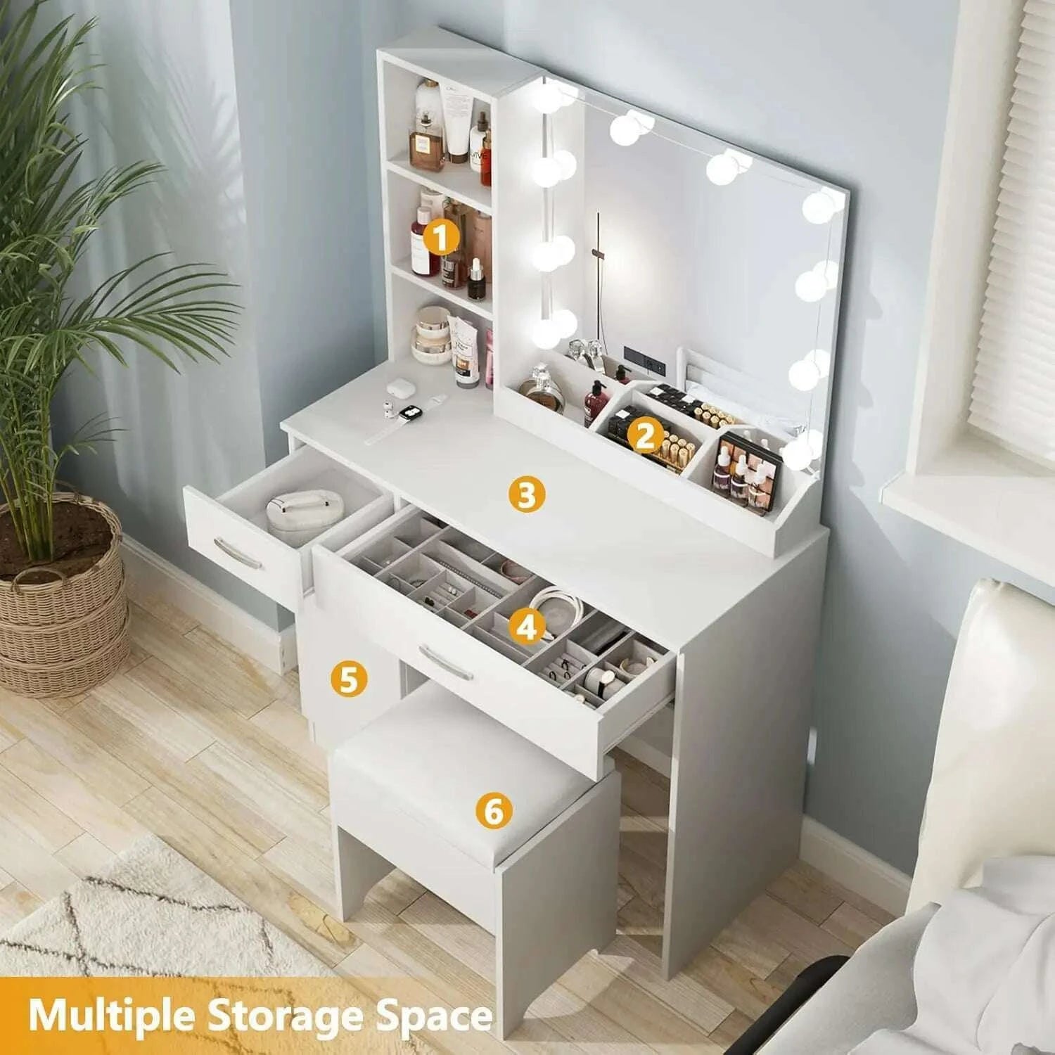dressing-table-makeup-vanity-desk-with-lighted-mirror-power-strip-black-vanity-table-set-with-lights-and-lots-storage-kimlud-kimlud-33921536